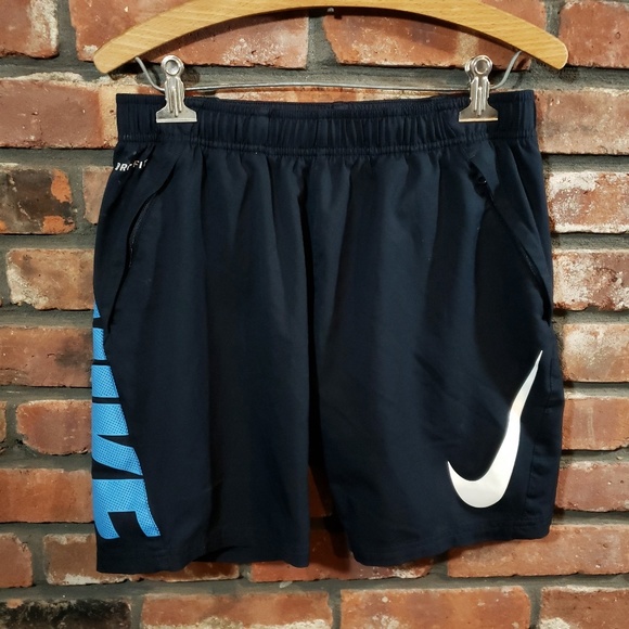 Nike Other - Nike Dri-fit Swoosh Logo Drawstring Gym Shorts